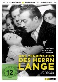 Cover zu Das Verbrechen des Herrn Lange (The Crime of Monsieur Lange)