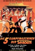 Cover zu Die Fünf Kampfmaschinen der Shaolin (The Kid with the Golden Arm)